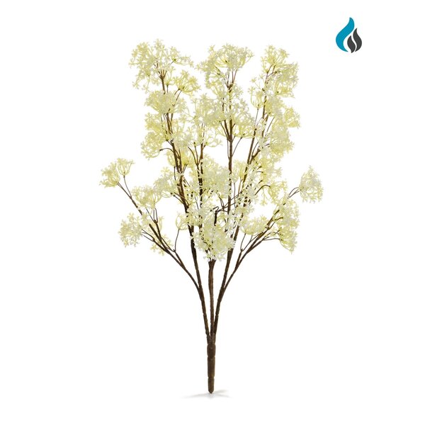 Coolplant Bloesem kunstboeket wit 42 cm – brandvertragend