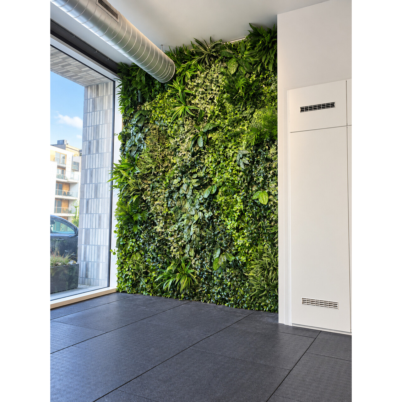 Brandvertragende groene wand op maat – per m² incl. montage