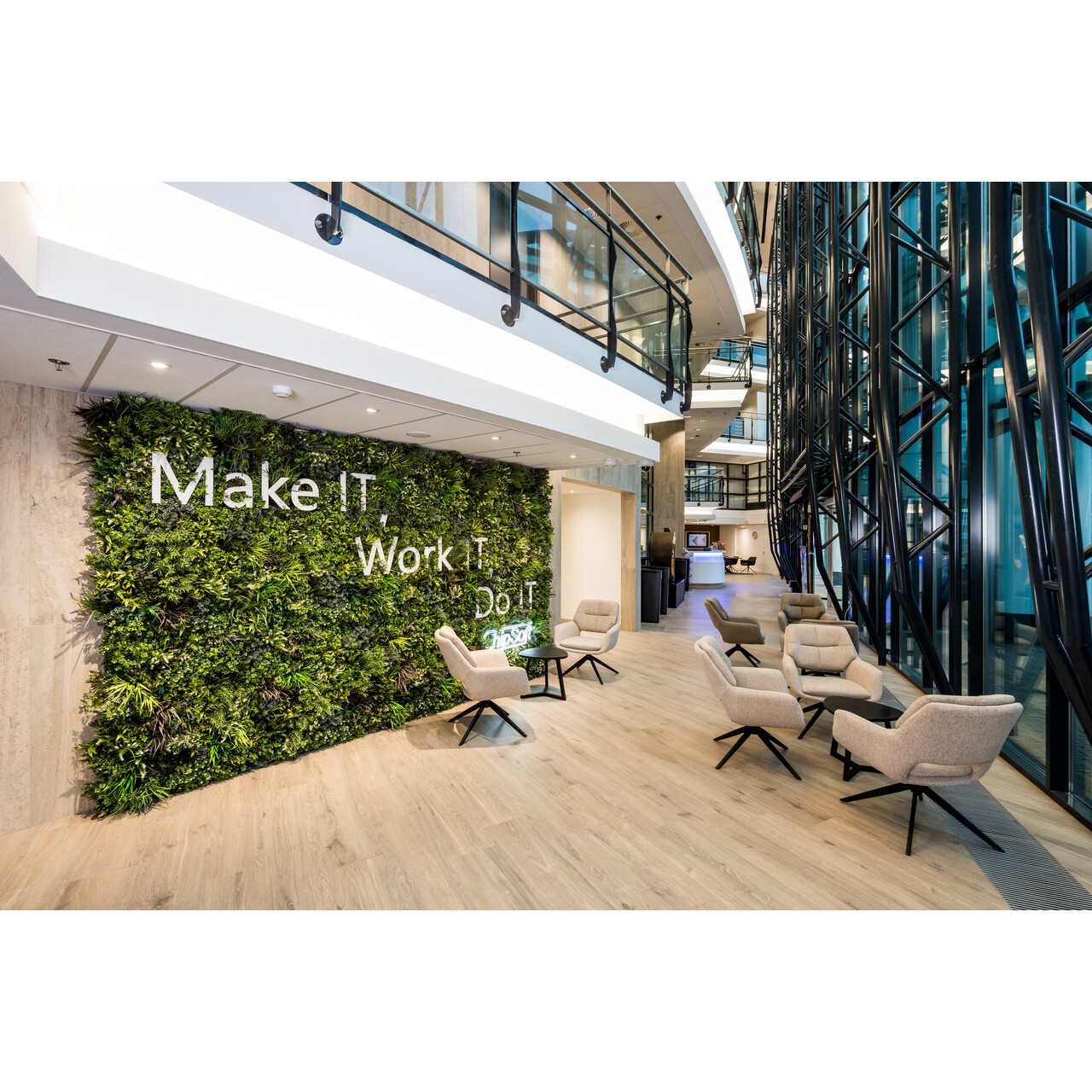 Brandvertragende groene wand op maat – per m² incl. montage