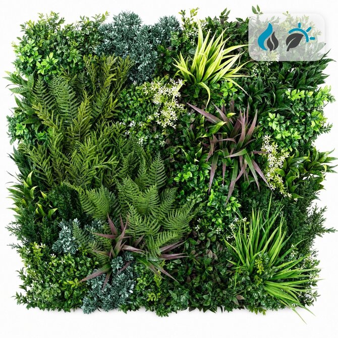 CoolPlantWall® CoolPlantWall® groene wandpaneel 90 x 90 cm – binnen & buite