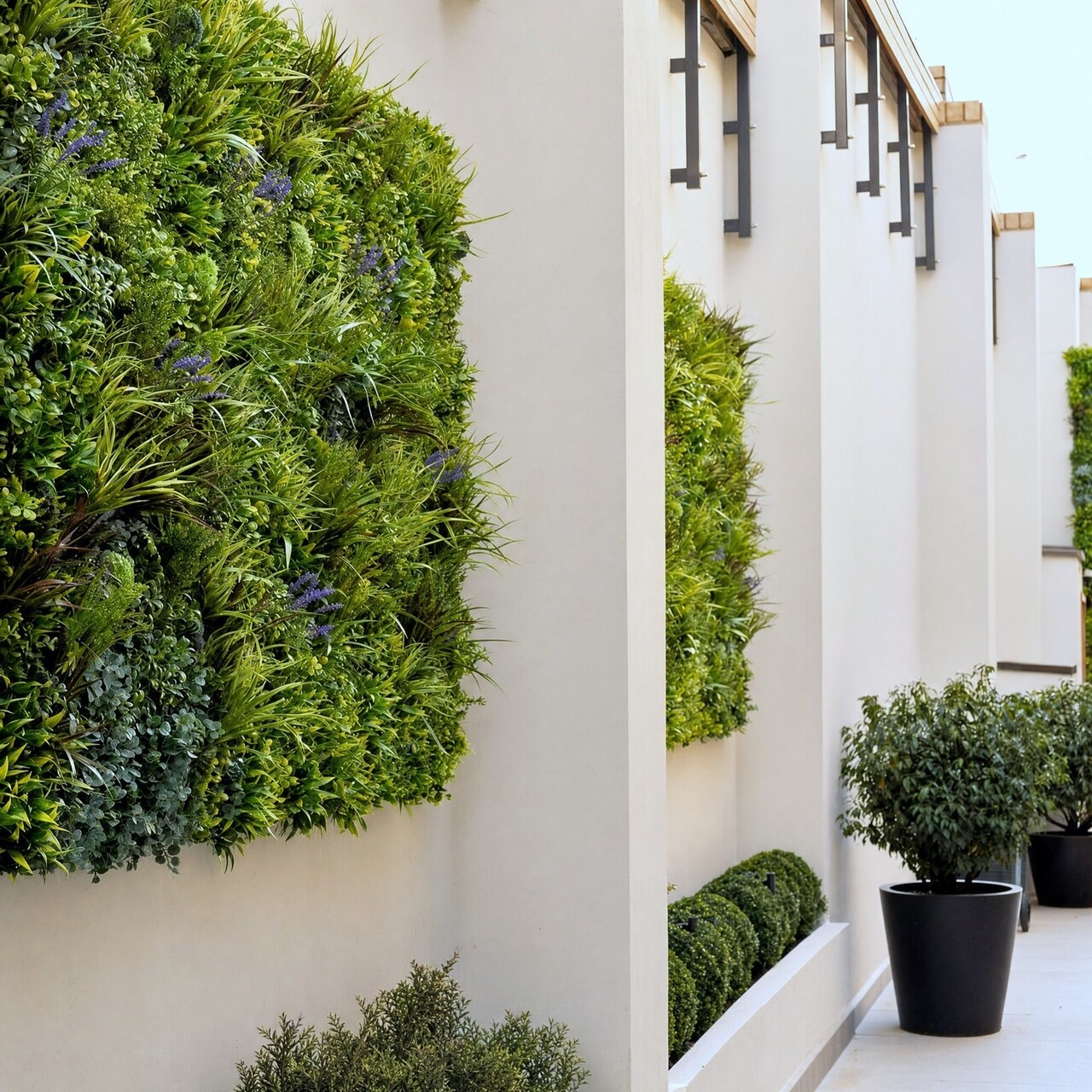CoolPlantWall® wandpaneel 90 x 90 cm – binnen & buiten