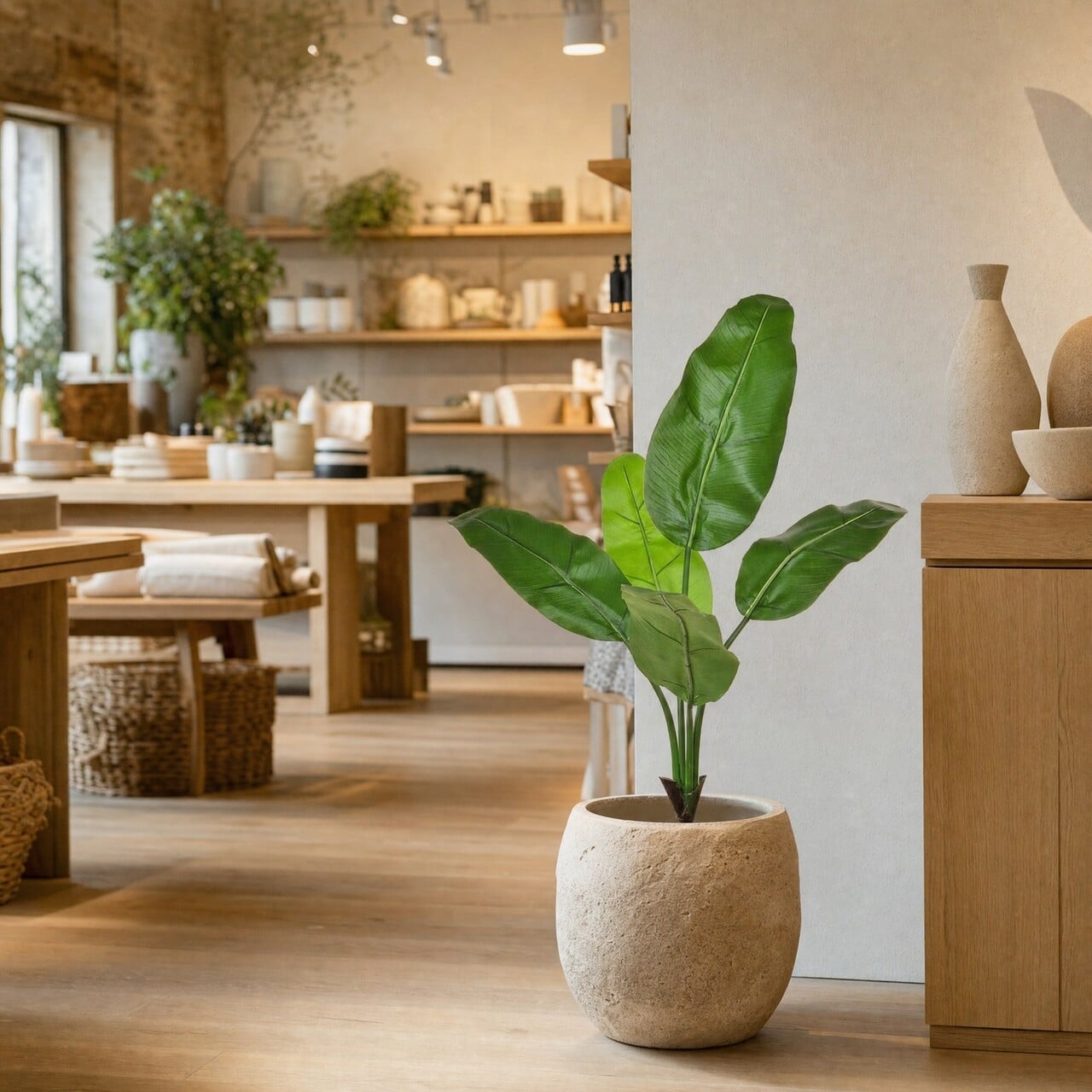 Traveller palm kunstboeket 108 cm – brandvertragend