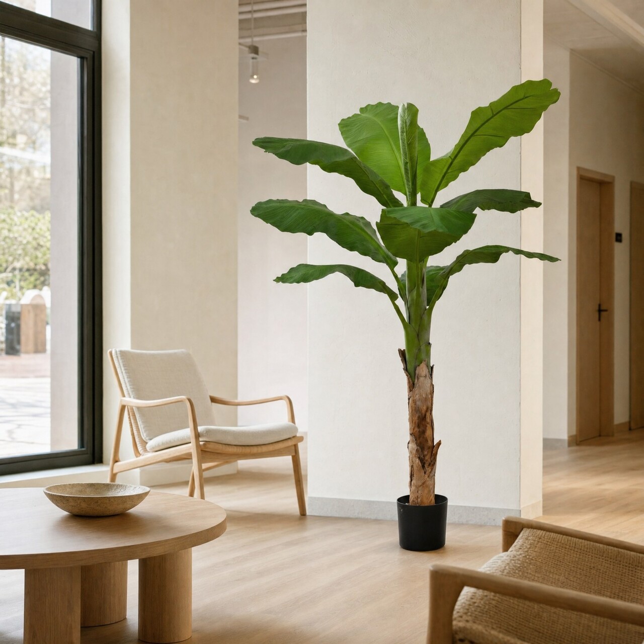 Bananen kunstboom 165 cm