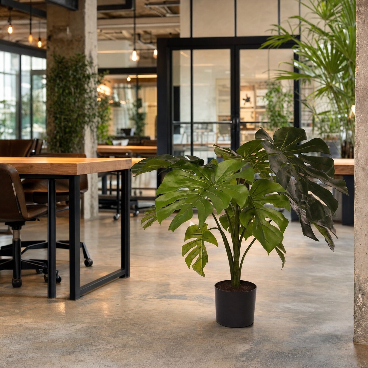 Monstera Kunstpflanze 80 cm