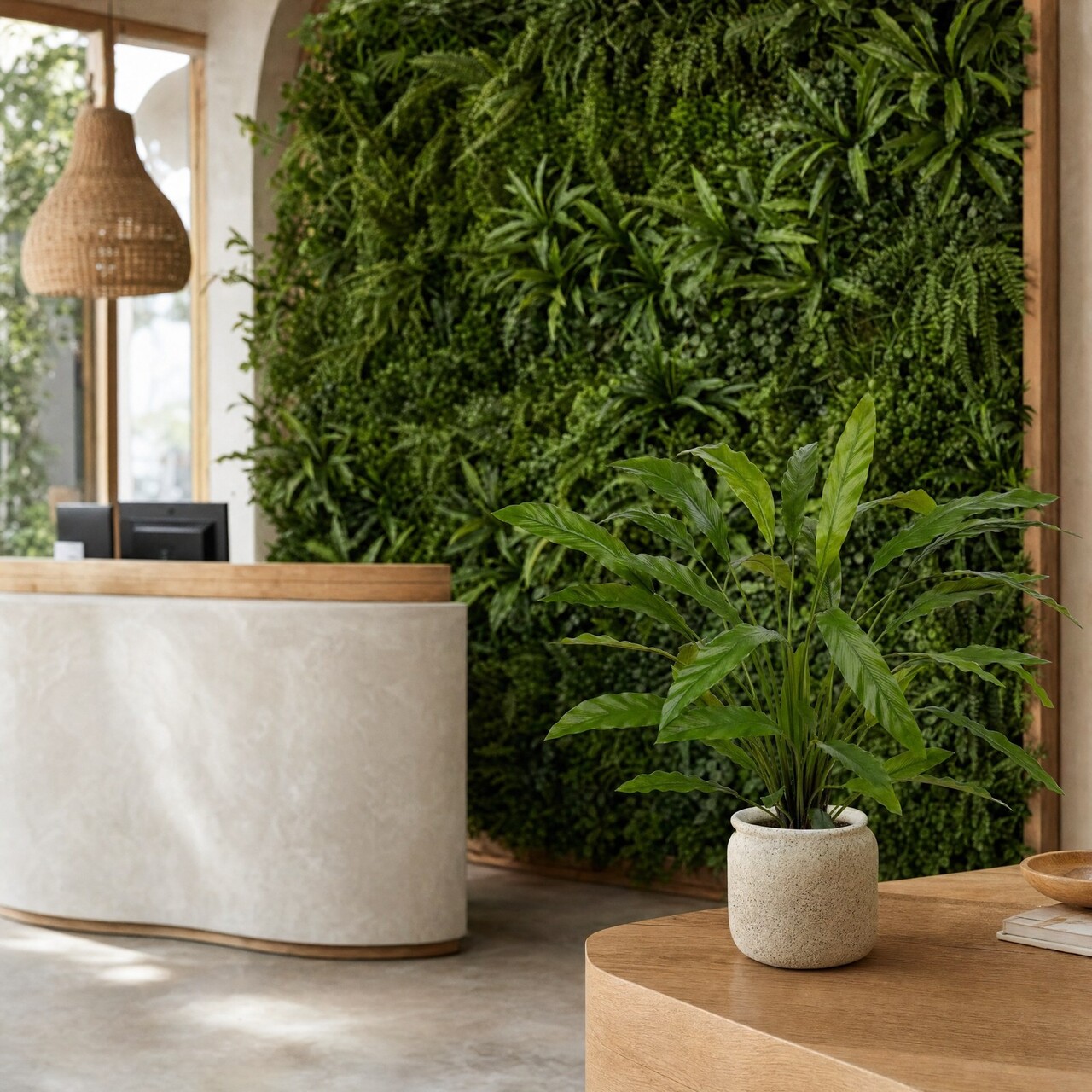 Calathea kunstboeket groen 75 cm