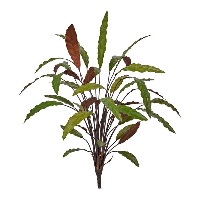 Coolplant Calathea kunstboeket groen-rood 75 cm