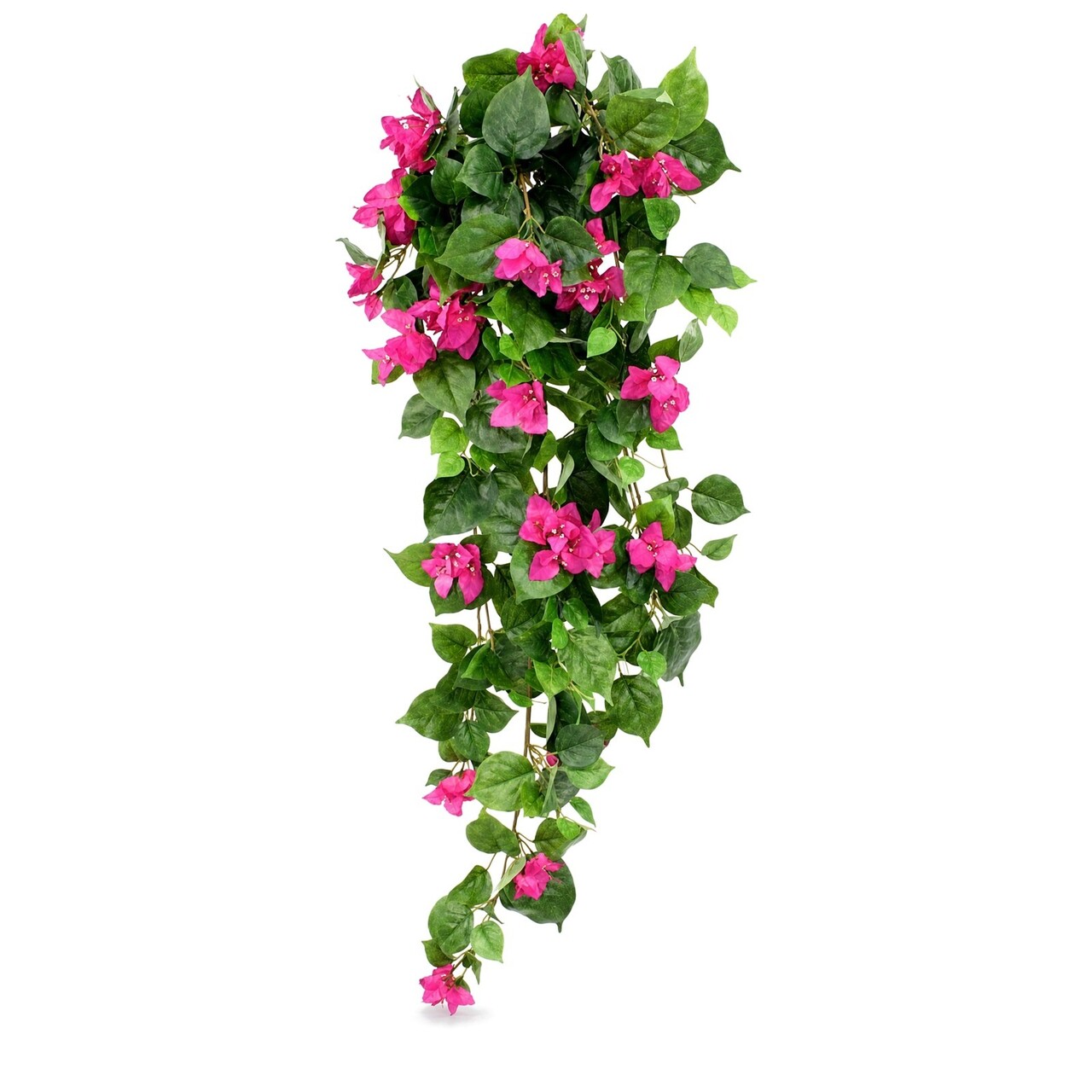 Bougainvillea kunsthangplant paars 100 cm