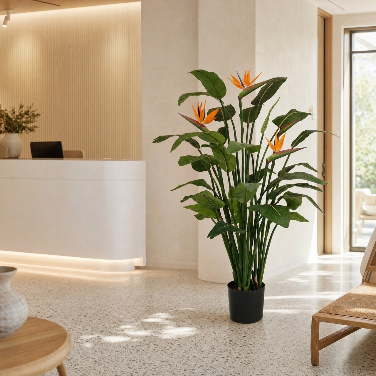 Strelitzia Kunstpflanze deluxe 145 cm
