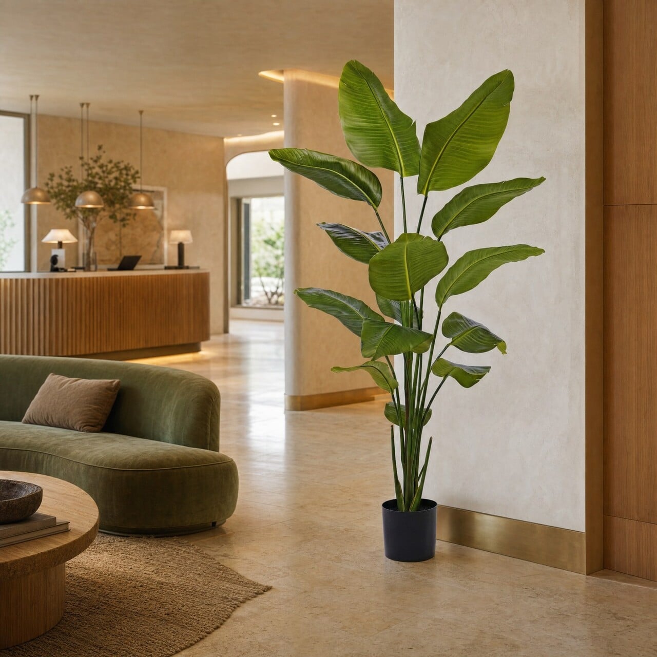 Strelitzia kunstplant 175 cm