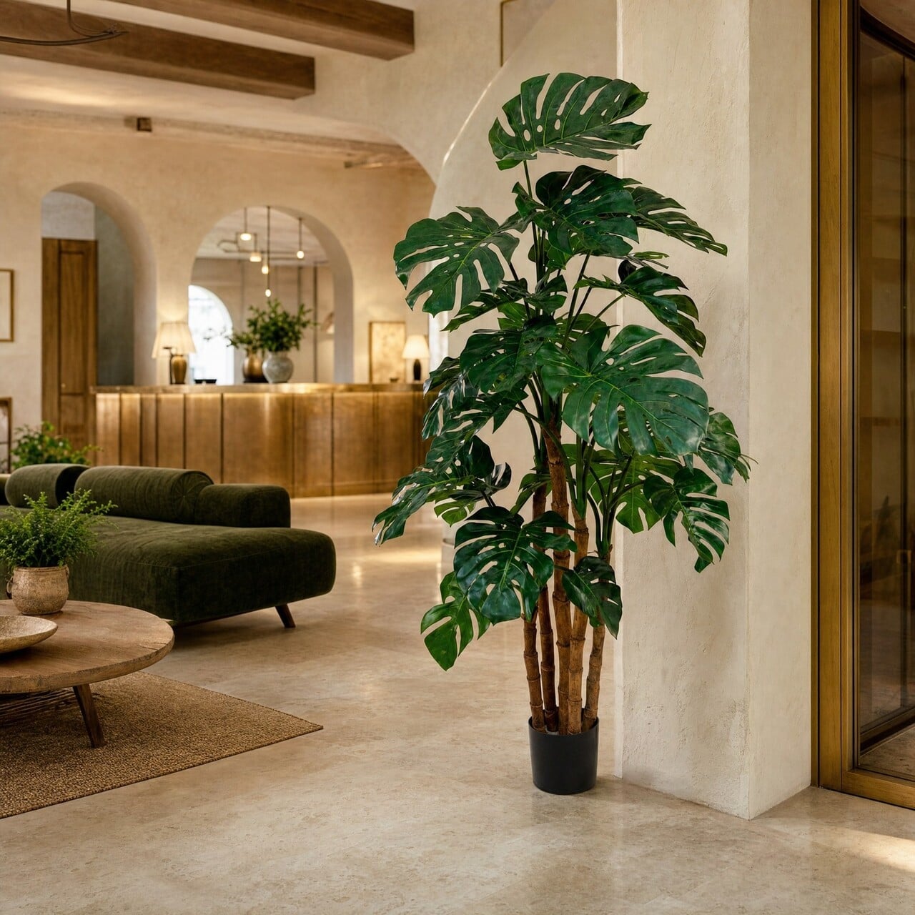 Monstera kunstplant deluxe 180 cm