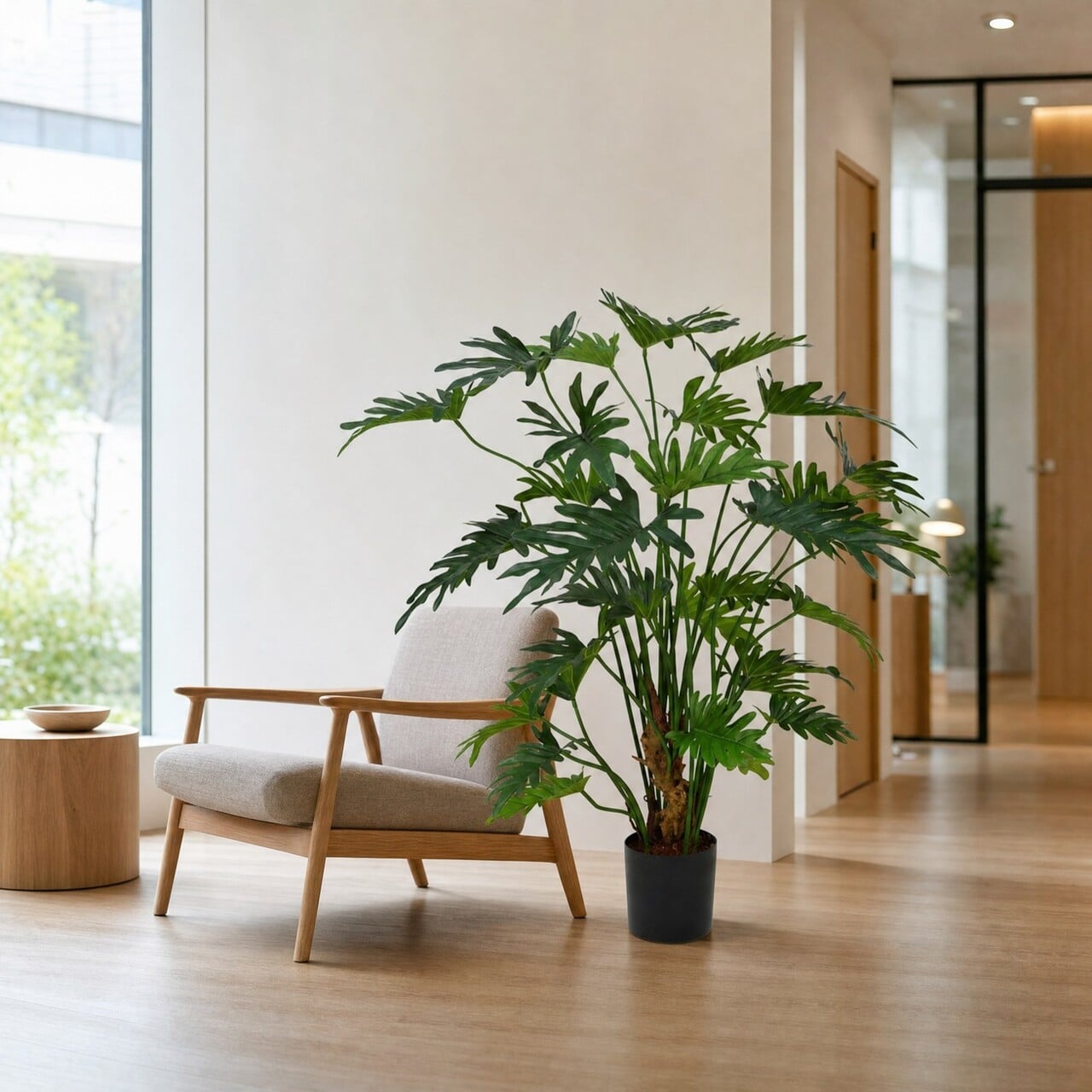 Philodendron Xanadu kunstplant 80 cm