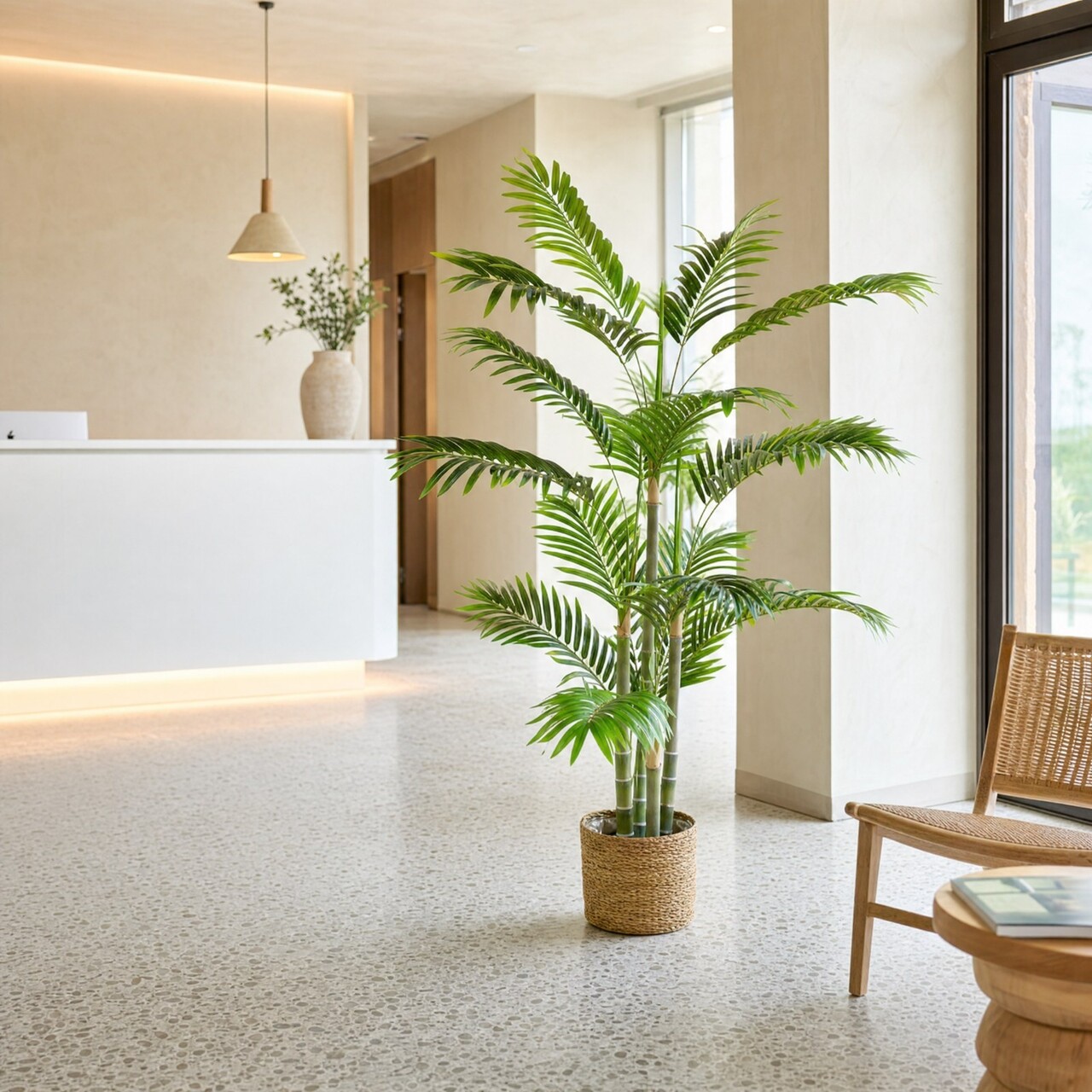 Areca kunstpalm deluxe 130 cm