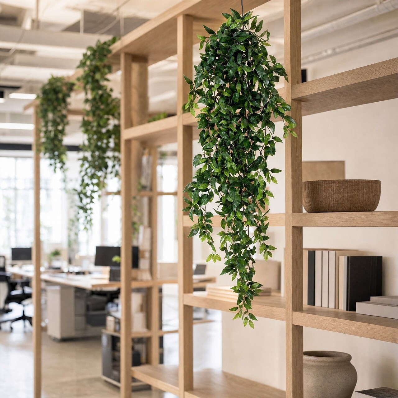 Ruscus Kunsthängepflanze 125 cm