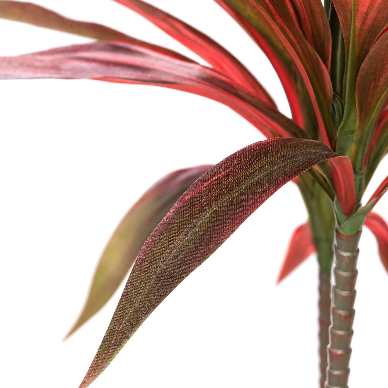 Dracaena kunstplant groen-rood 30 cm