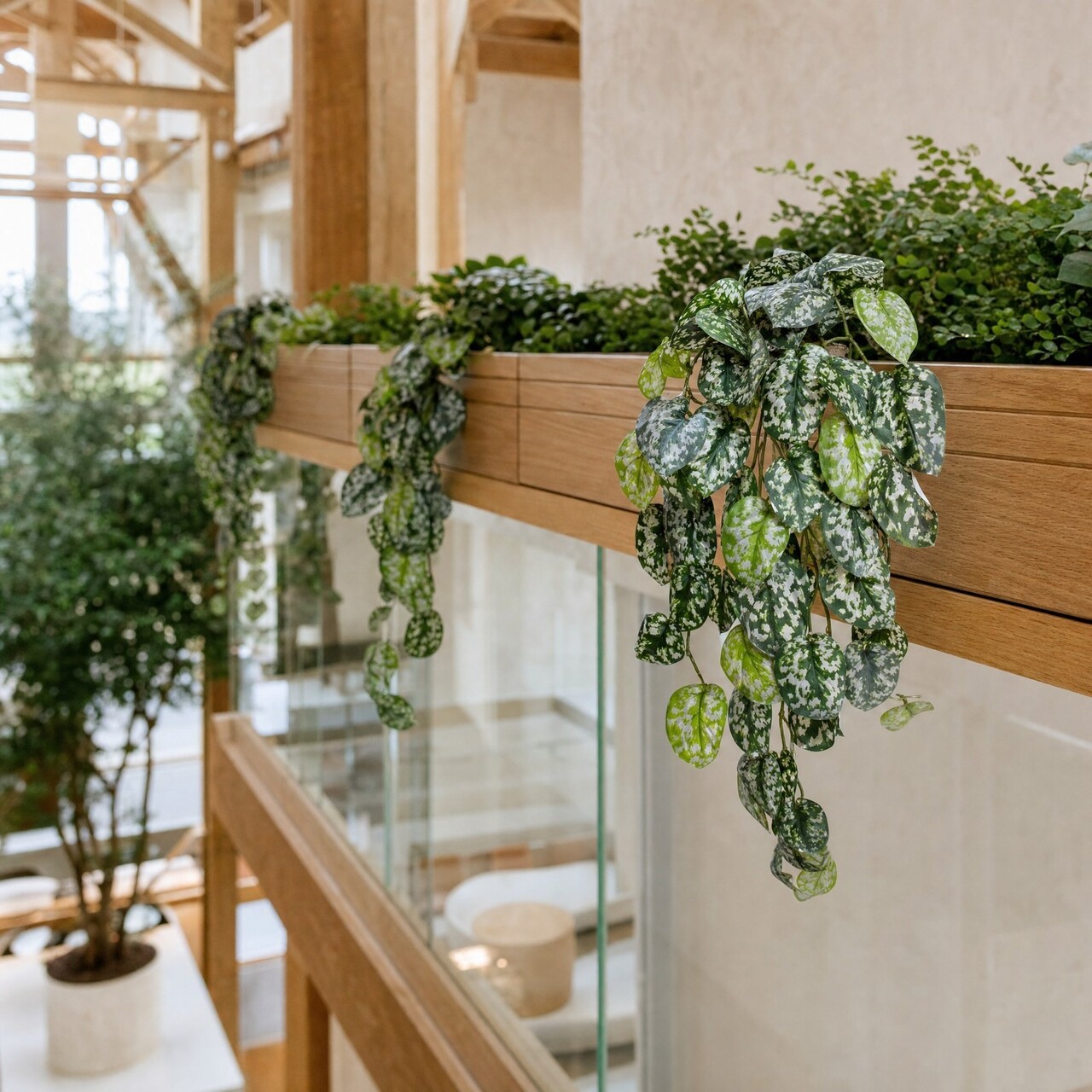 Artificial Scindapsus Pictus Hangingplant 70 cm