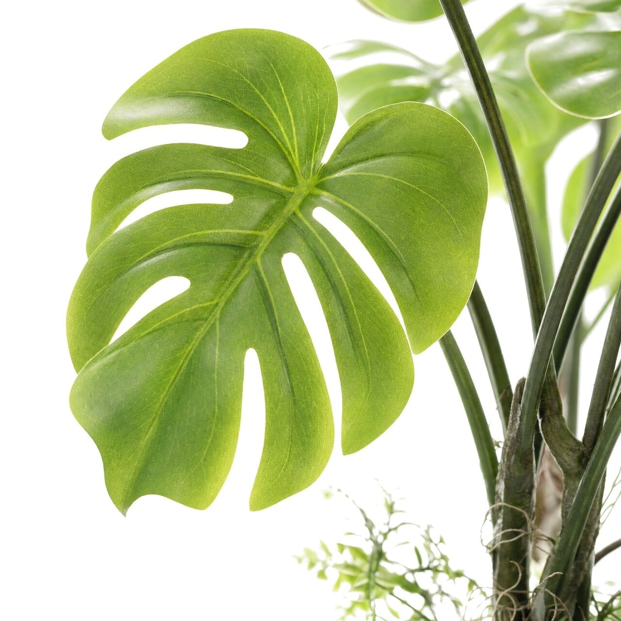 Varen en Monstera kunsthangplant 95 cm