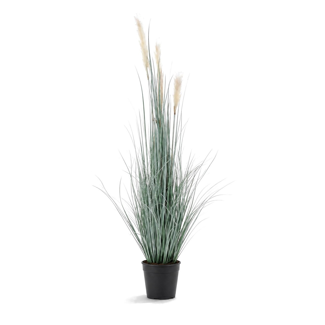 Rietgras kunstplant wit 180 cm