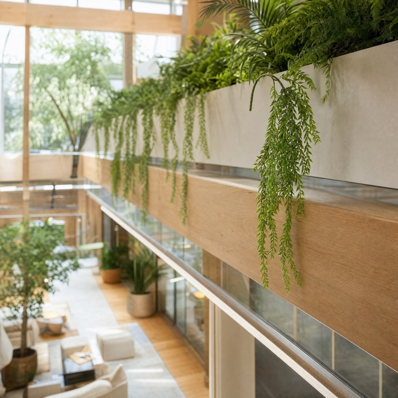 Wilg kunsthangplant 70 cm