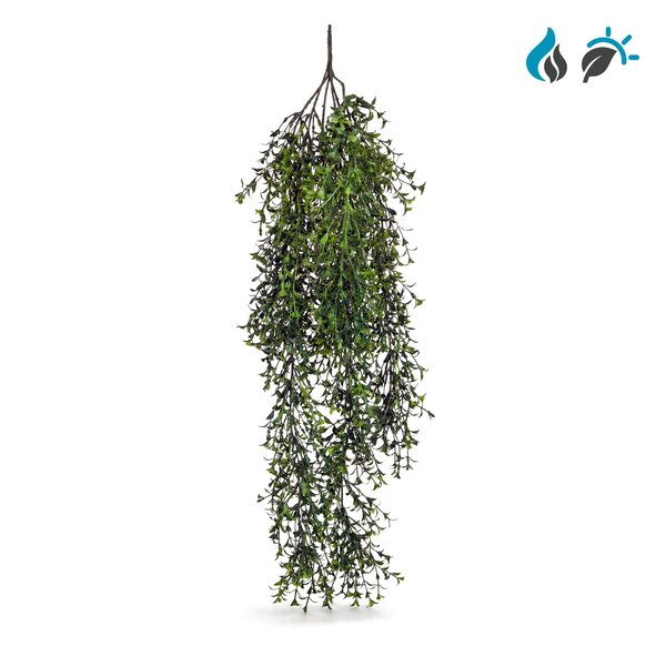 Veervaren kunsthangplant 80 cm – FR & UV-bestendig