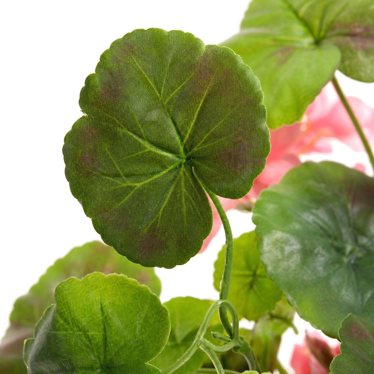 Geranium kunsthangplant roze 73 cm – brandvertragend