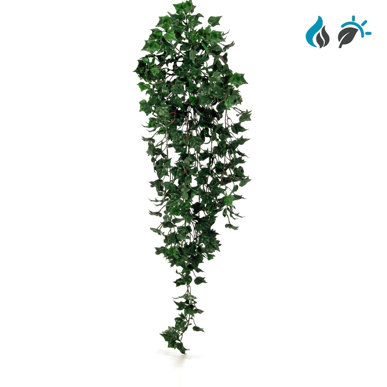 Hedera kunsthangplant groen 85 cm – FR & UV-bestendig