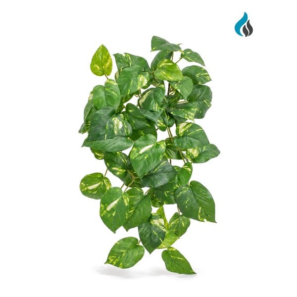 Pothos Kunsthängepflanze bunt 51 cm – schwer entflammbar