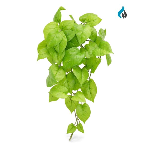 Pothos Kunsthängepflanze hellgrün 51 cm – schwer entflammbar