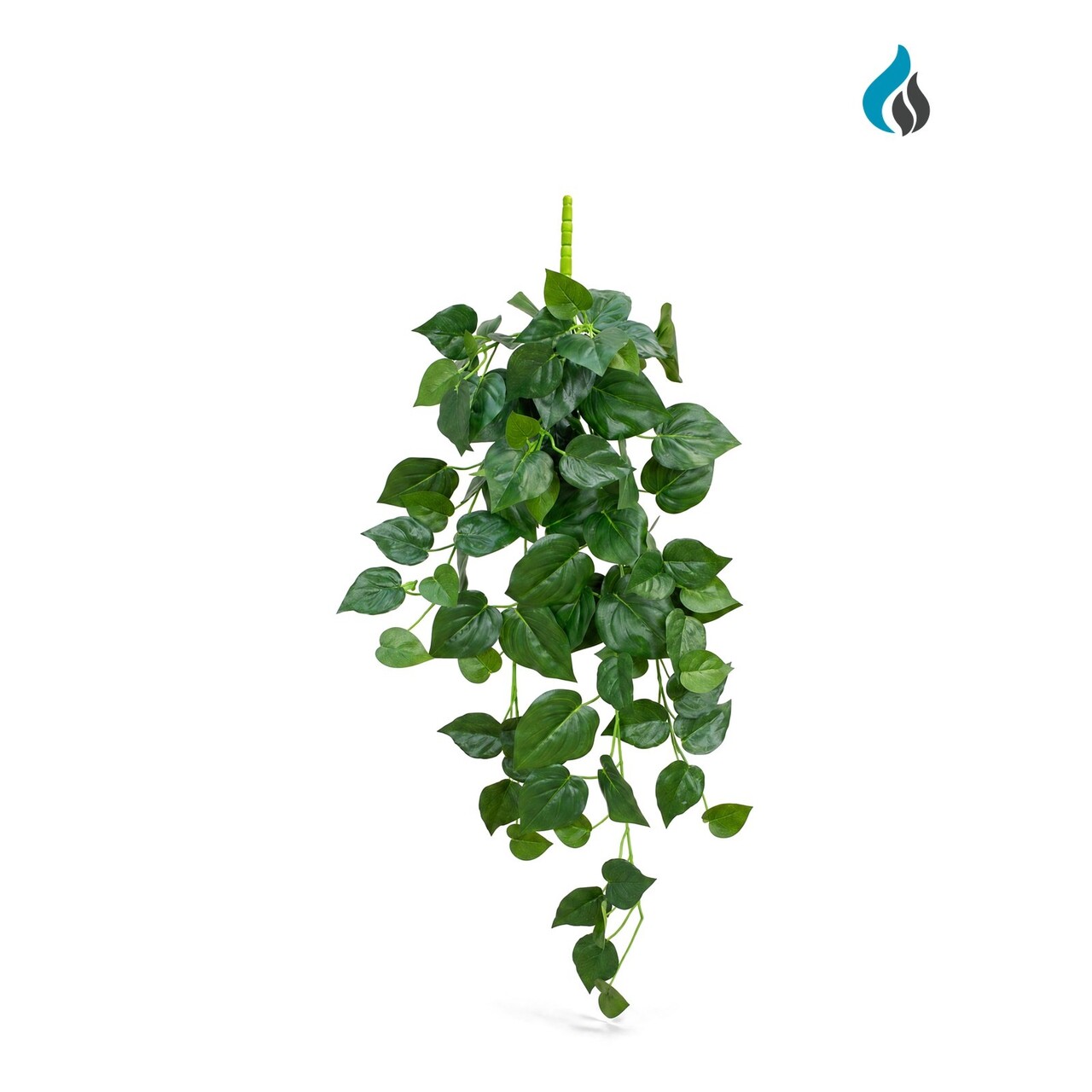 Philodendron kunsthangplant 80 cm – brandvertragend