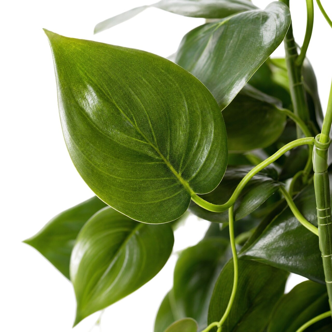 Philodendron Kunsthängepflanze 110 cm – schwer entflammbar