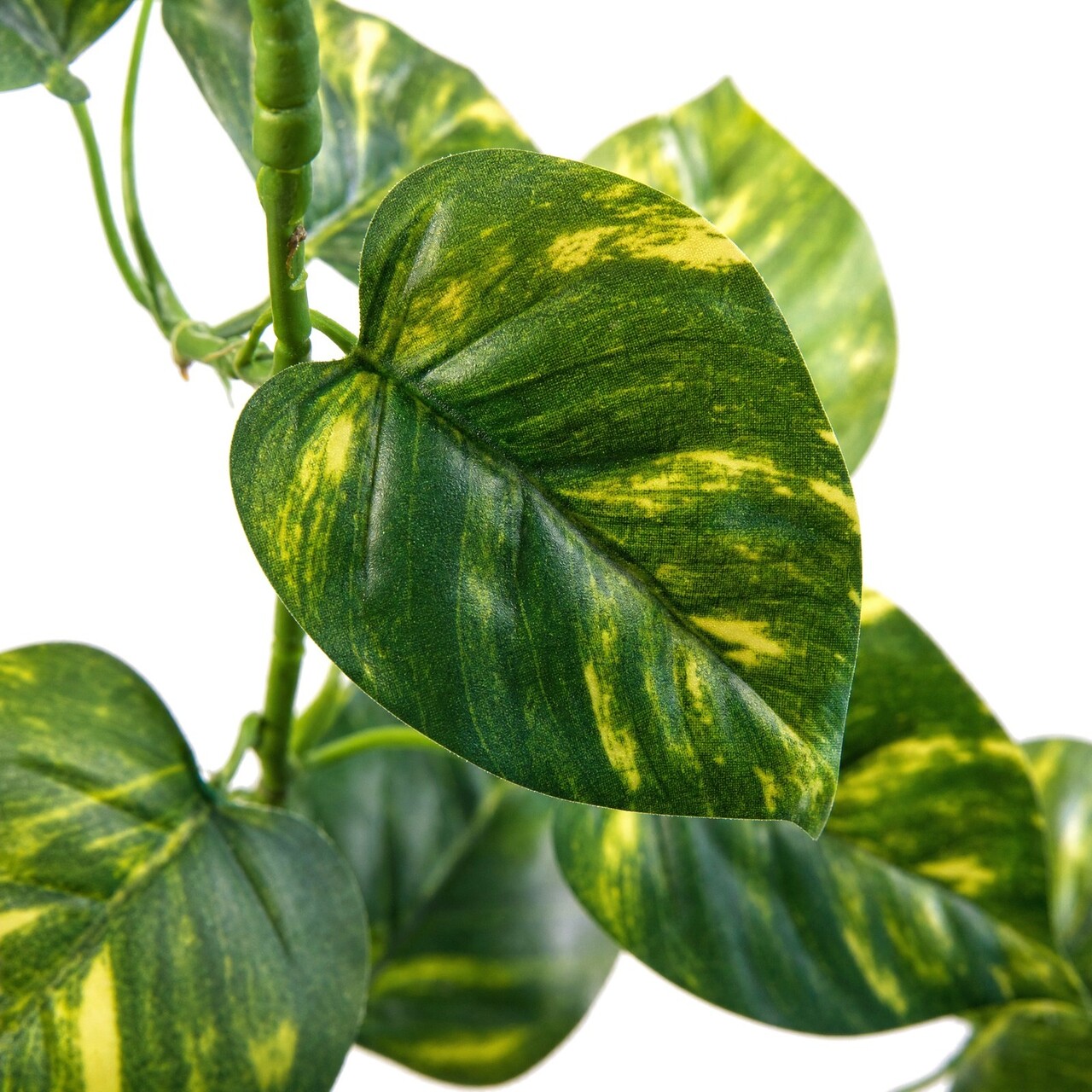 Pothos kunsthangplant bont 80 cm – brandvertragend