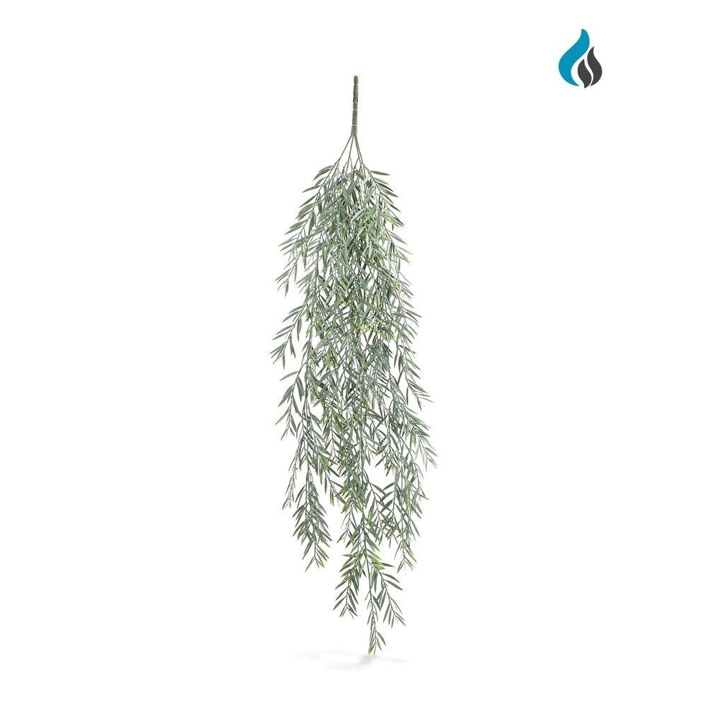 Eucalyptus kunsthangplant grijsgroen 91 cm – brandvertragend