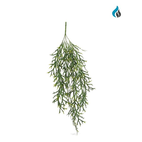 Hertshoorn kunsthangplant lichtgroen 80 cm – brandvertragend