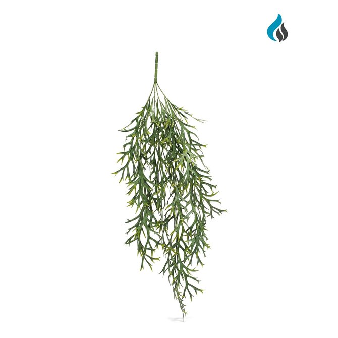 Hertshoorn kunsthangplant lichtgroen 80 cm – brandvertragend