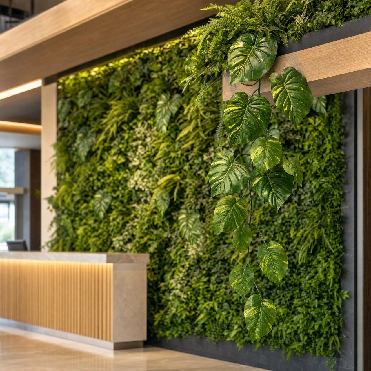 Pothos kunstslinger 120 cm – brandvertragend