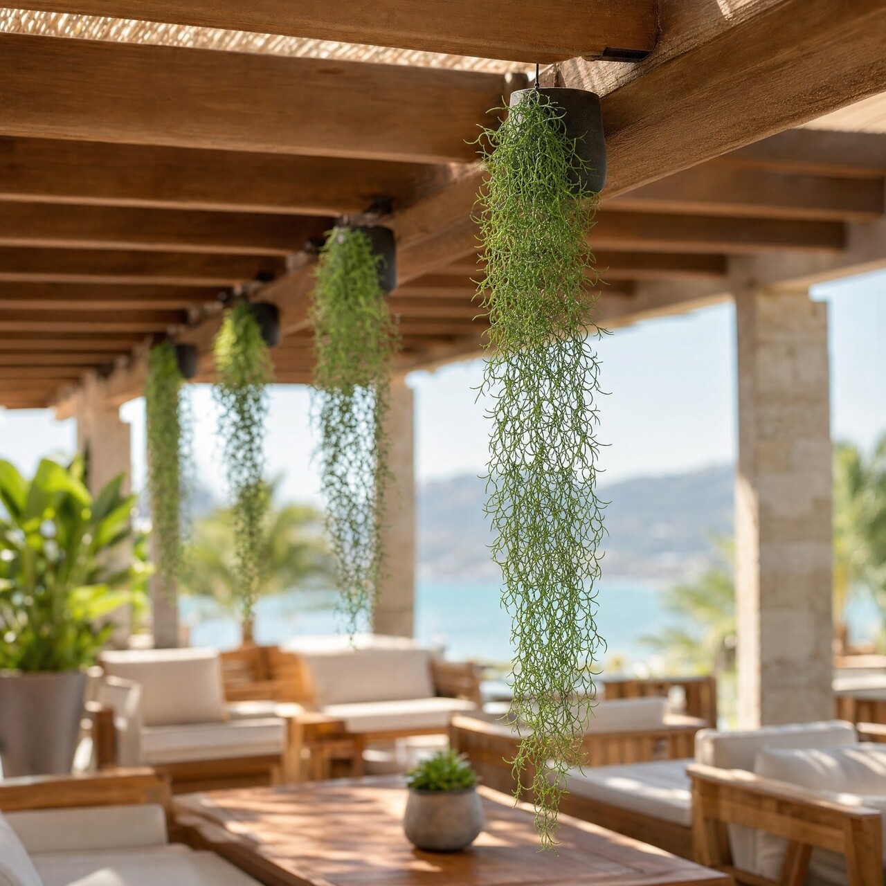 Tillandsia kunsthangplant 90 cm – UV-bestendig