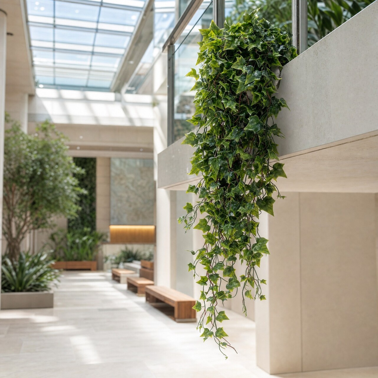 Hedera kunsthangplant vol 85 cm – UV-bestendig