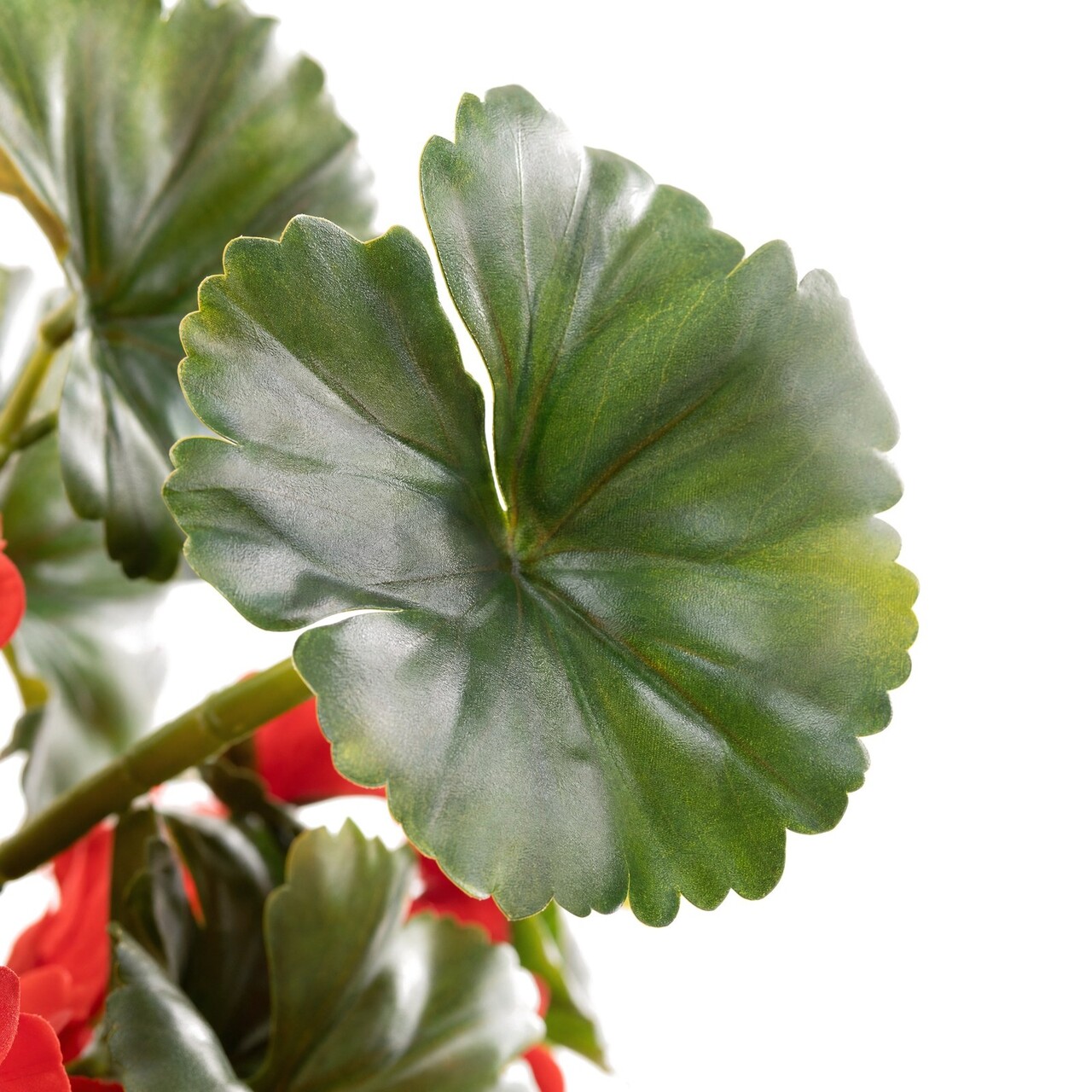 Geranium kunsthangplant rood 80 cm – UV-bestendig
