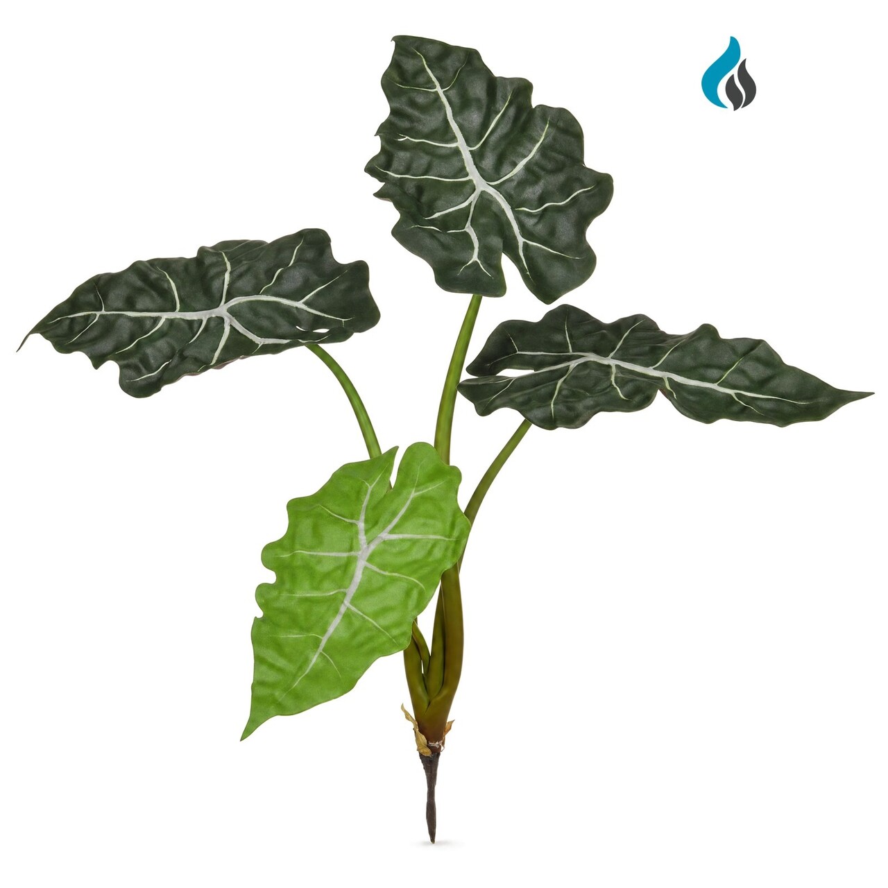 Alocasia kunstboeket 49 cm – brandvertragend