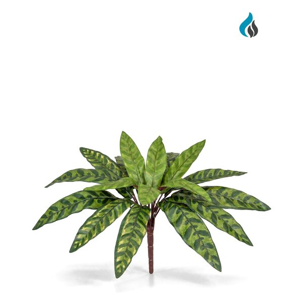 Calathea pauwenplant kunstboeket 37 cm – brandvertragend