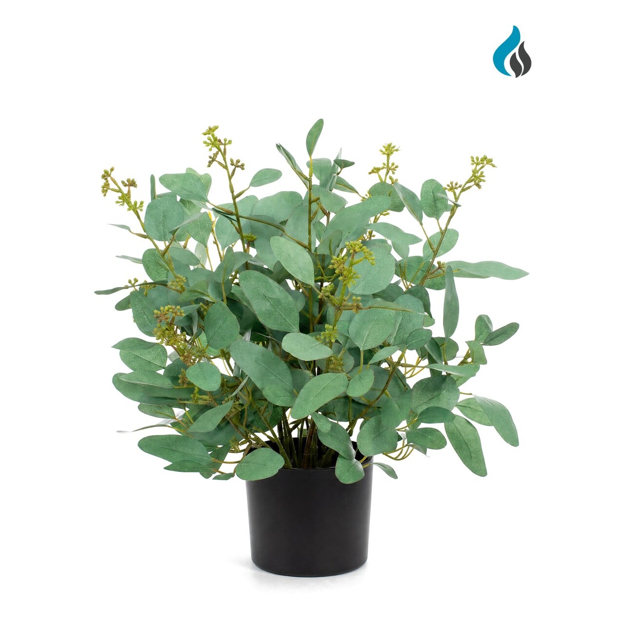 Eukalyptus-Kunstpflanze 40 cm – schwer entflammbar