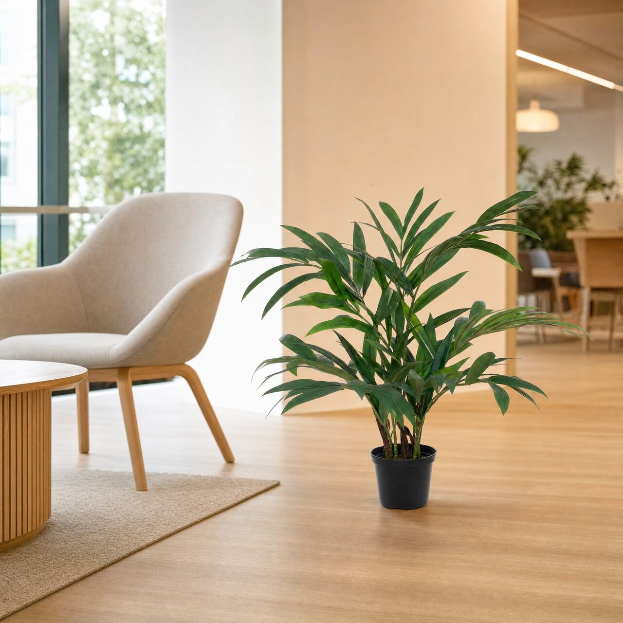Dwergpalm kunstplant 45 cm – brandvertragend