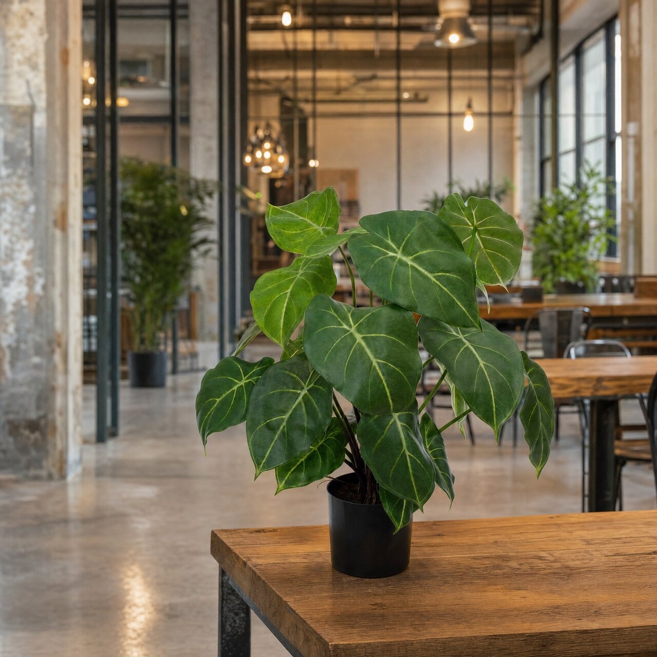 Syngonium kunstplant 58 cm – brandvertragend