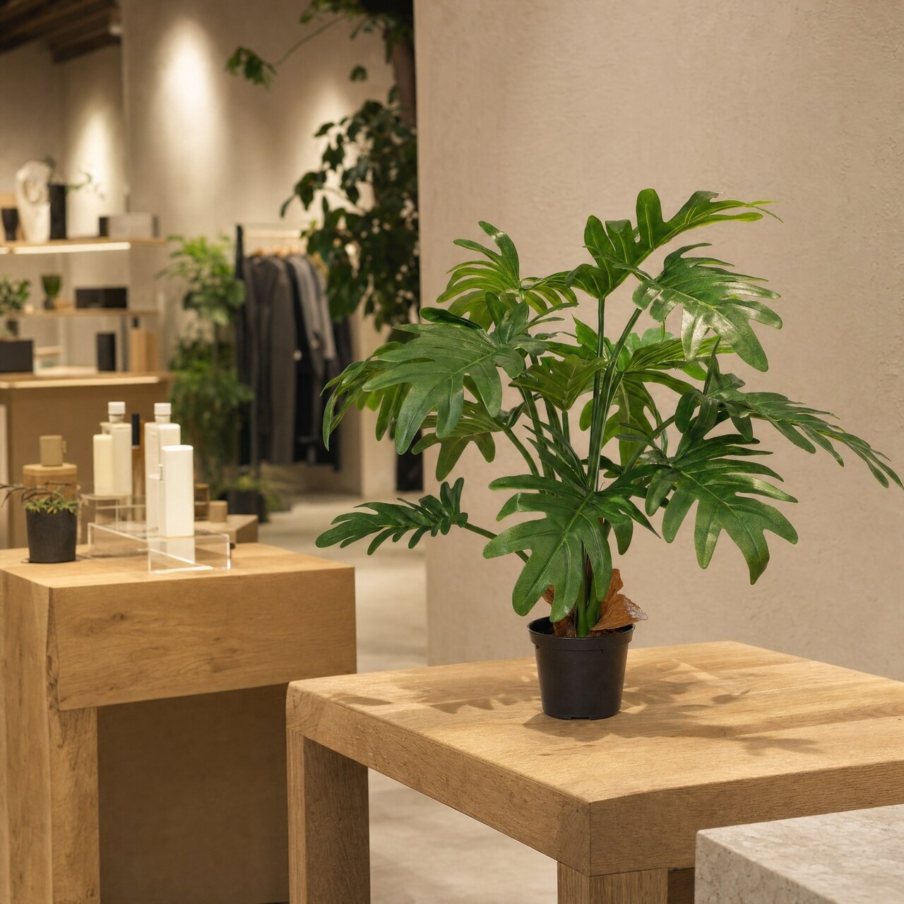 Philodendron Selloum kunstplant 43 cm – brandvertragend