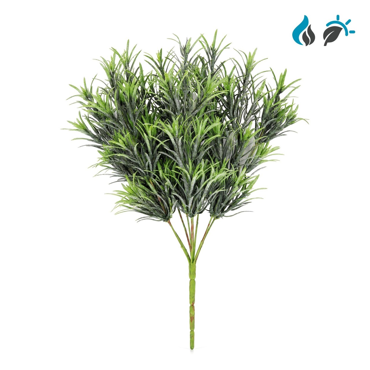 Podocarpus kunstboeket grijs 42 cm – FR & UV-bestendig