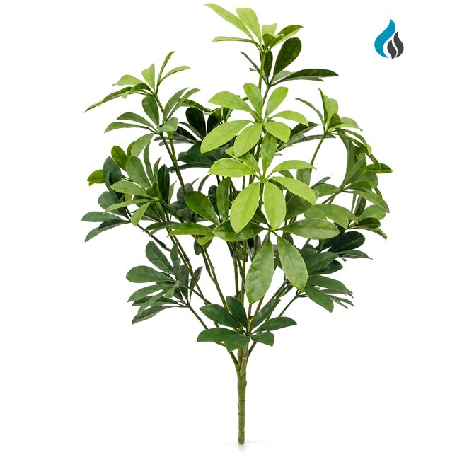 Schefflera kunstboeket groen 48 cm – brandvertragend