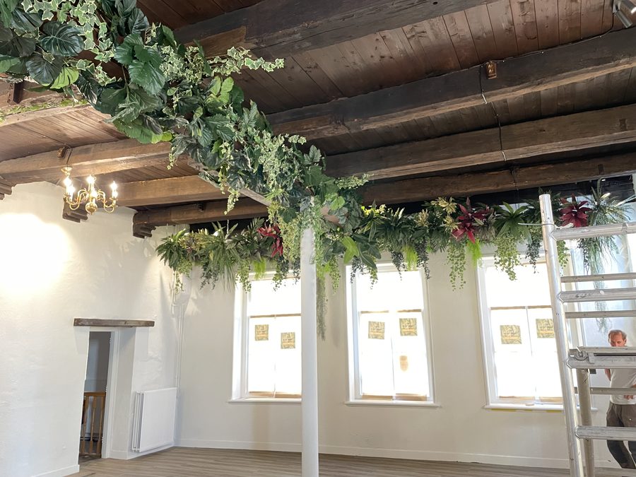 Green ceiling edge · ceiling planting · bespoke
