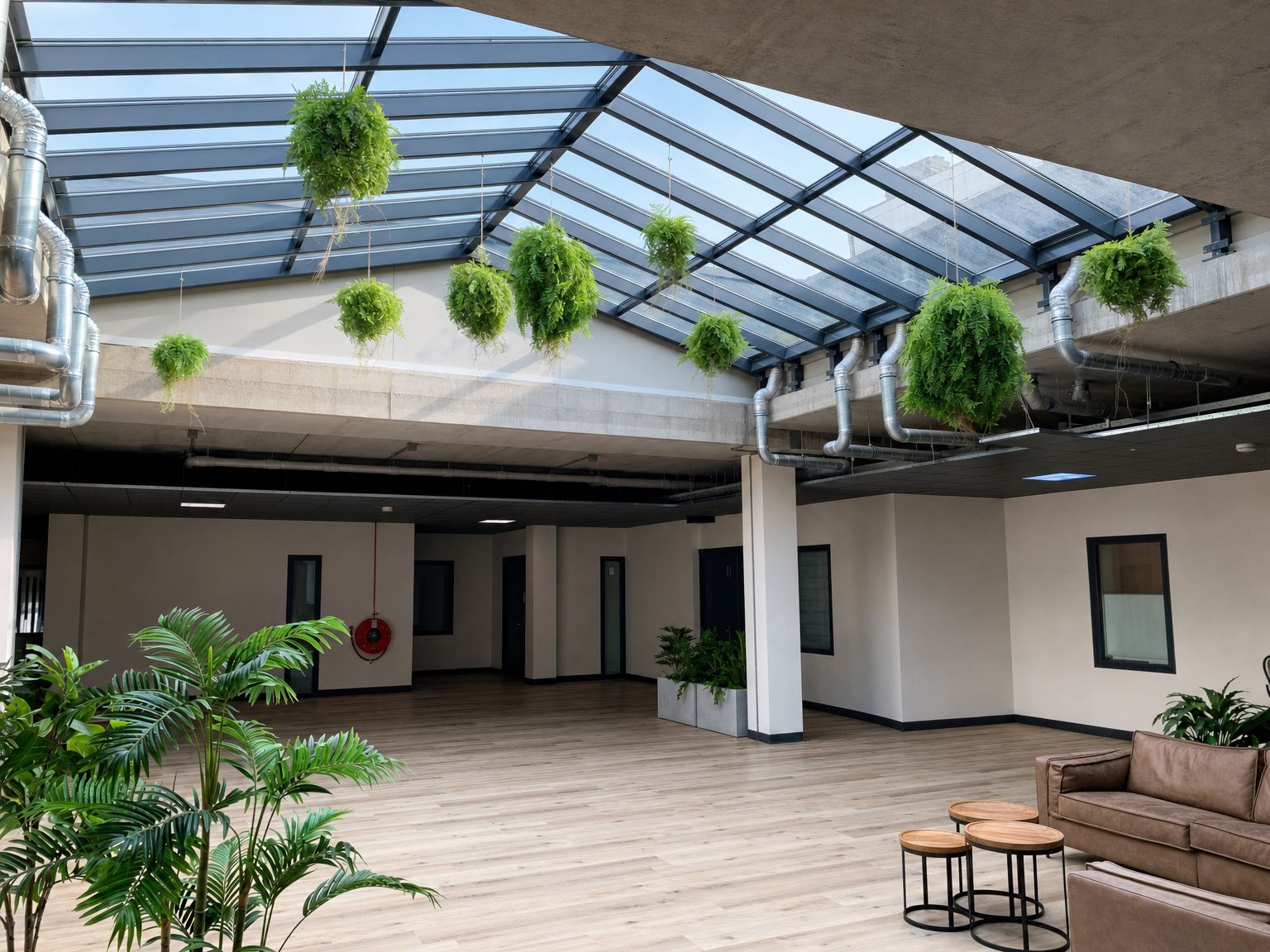 Atrium: Innenraumbegrünung
