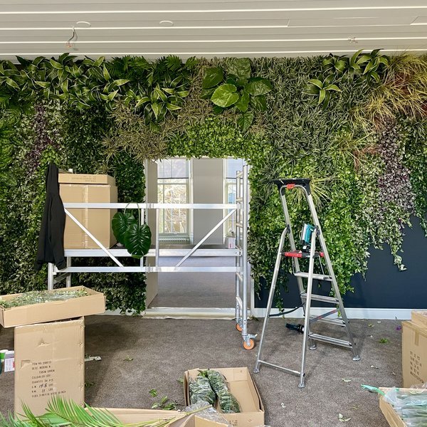 Het team van Coolplant aan het werk