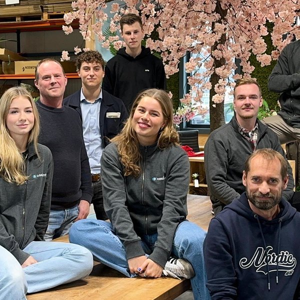 Het team van Coolplant aan het werk