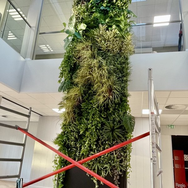 Het team van Coolplant aan het werk